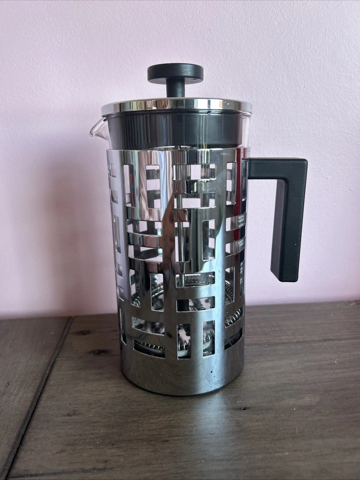 DANISH BODUM EILEEN ART DECO STYLE CAFETIERE FRENCH PRESS COFFEE MAKER 8 Cup
