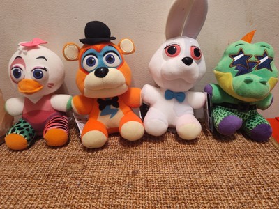 FNAF Funko 4 Plush Security Breach Bundle Glamrock Freddy Chica Vanny Monty