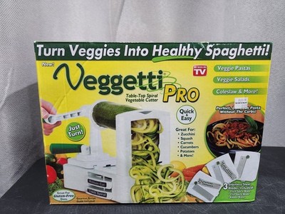 Vegetti Spiral Cutter Pro Version Kitchen Spiralizing Slicing Appliance NEW