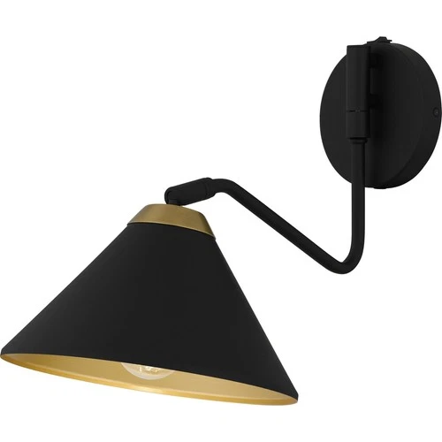 Matte Black  Wall Sconce from the Alscott Collection - Picture 7 of 7