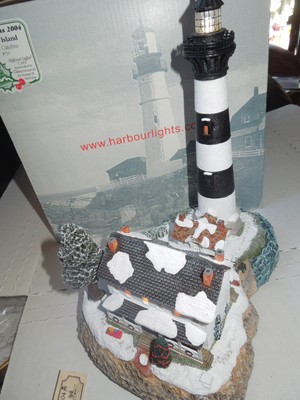 Harbour Lights Bodie Island North Carolina #719 Lighthouse Christmas 2004