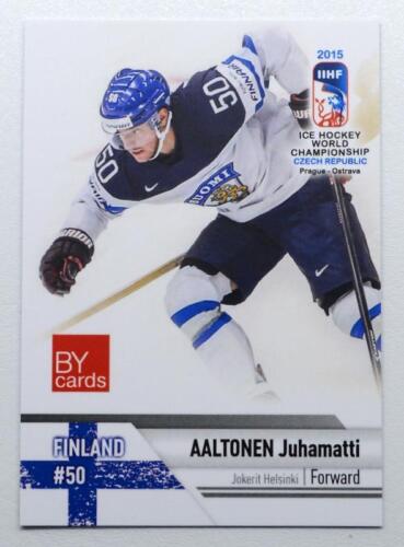 2015 BY cartas IIHF Campeonato Mundial Equipo Finlandia Elige una tarjeta de jugador - Imagen 20 de 26