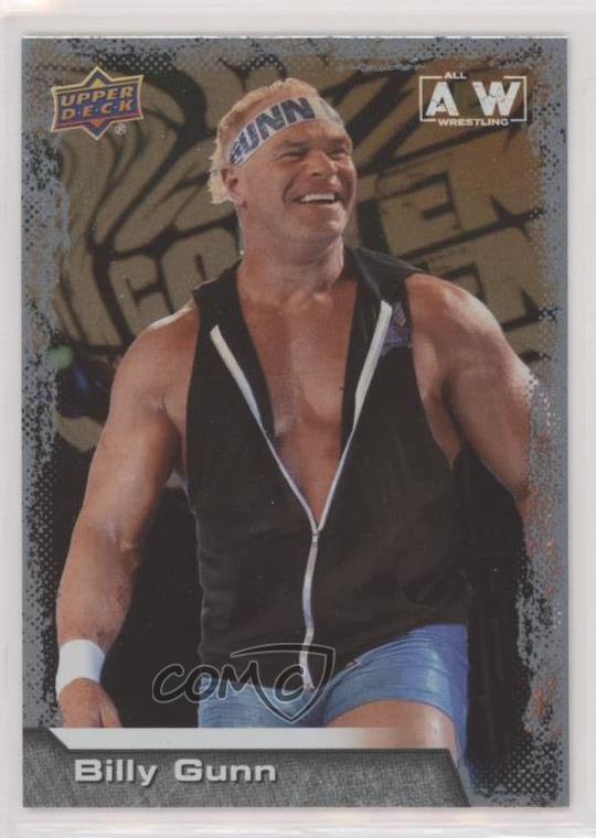 2022 Upper Deck AEW All Elite Wrestling Silver Foil Billy Gunn #28