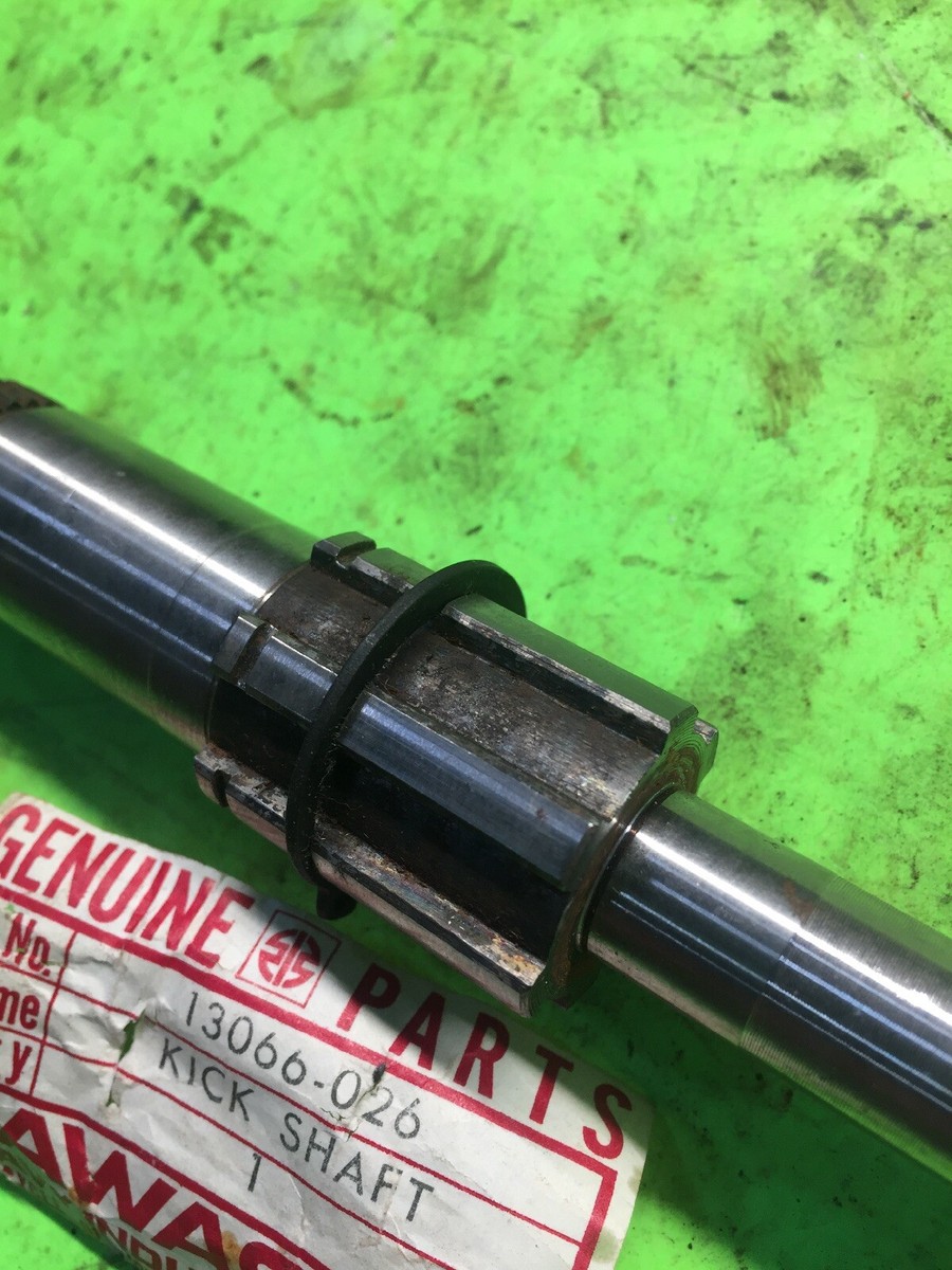 Kawasaki NOS NEW 13066-026 Kick Starter Shaft F5 Big Horn F9