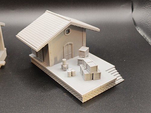 Deposito Merci - stile italiano FS - scala N - 1:160 - 2 x MODULI AGGIUNTIVI - Foto 11 di 11