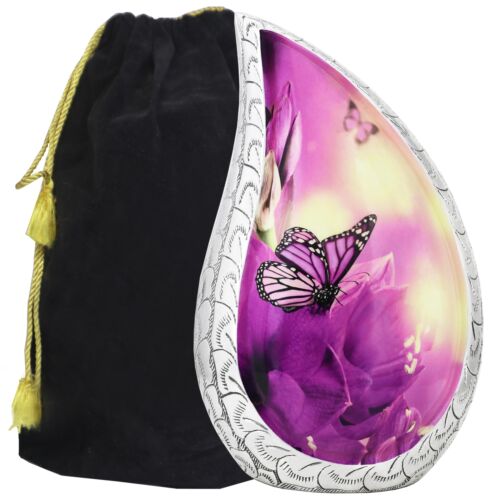 M MEILINXU Cremation Urns for Human Ashes Adult Female & Male Funeral Urn for...