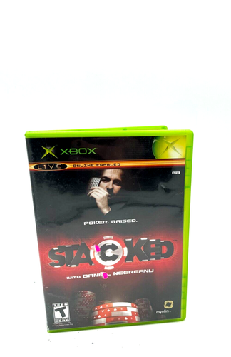 Stacked with Daniel Negreanu (Original Xbox, 2005), MINT- condition, COMPLETE!