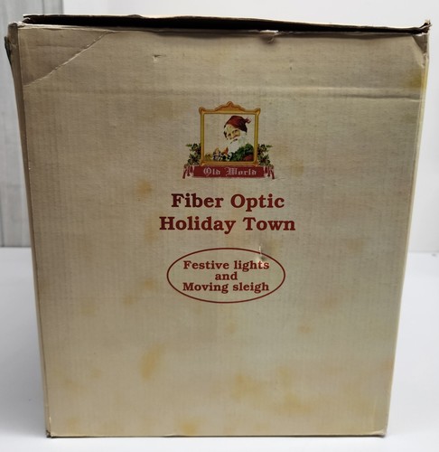 Puleo Glasfaser Ferienstadt, festliche Lichter und beweglicher Schlitten - Bild 13 von 14