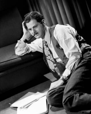 Norman Corwin Radio writer producer director He leads the produc 1940s Photo 2