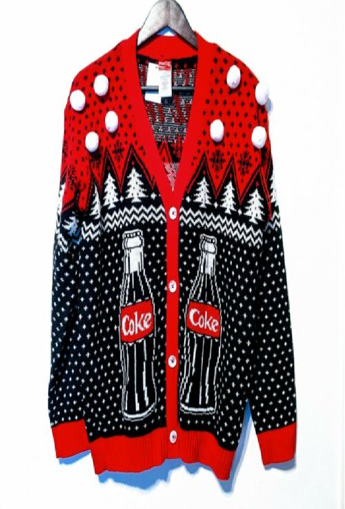 Cardigan Ugly Christmas Holiday Sweater 