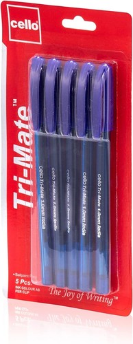 Cello Ballpoint Pens, Smooth Writing Action - Medium Point (1.0mm)Black,Blue,Red - Picture 10 of 20