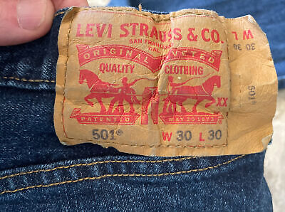 Levi's 501XX Redline Selvedge Jeans L5155 Mexico Sz 30X30 Levi's 501XX Redline Selvedge Jeans L5155 Mexico Sz 30X30