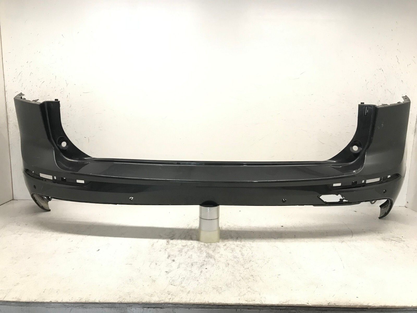 2018-2020 Volvo XC60 Gray OEM Rear Bumper Cover with Sensor Holes 31689246