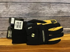 Heritage Winter Work Glove Black/ Tan Touchscreen Friendly Goatskin Thinsulate 9