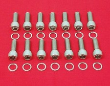 BBC 348 409 HEADER BOLTS KIT STAINLESS STEEL ALLEN SCREW SET CHEVY 1958-1965