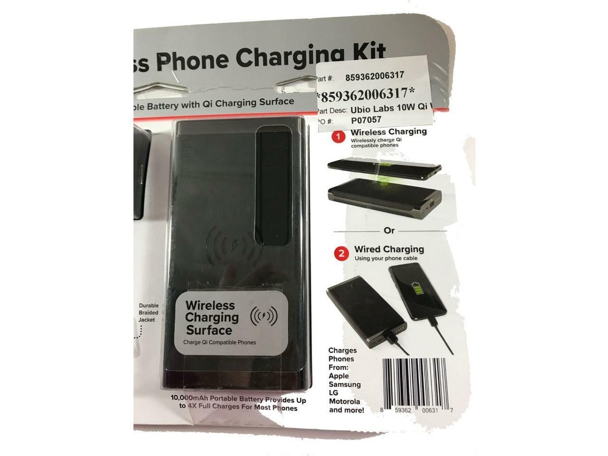 Ubio Labs Universal Wireless 10W Qi Wireless Charging Car Mount