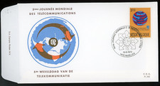 BELGIUM 1973 FIRST DAY COVER, WORLD TELECOMMUNICATIONS DAY !! M84