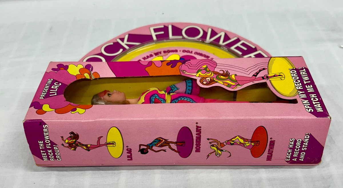 アテッサ新作モデル Flowers Rock Lilac Box In Mint Mattel - Record w/ Doll その他