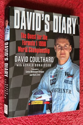 *Signed David Coulthard DAVID'S DIARY Gerald Donaldson QUEST FOR 1998 F1