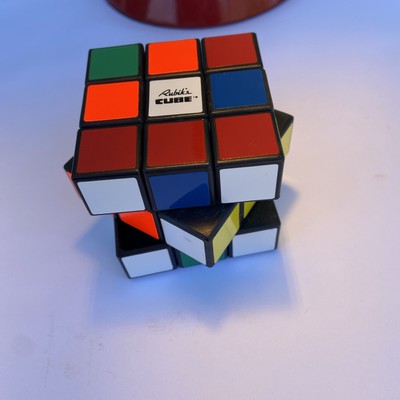 Vintage 1980s Original Rubik's Cube First Gen w. Black And White Branding EUC
