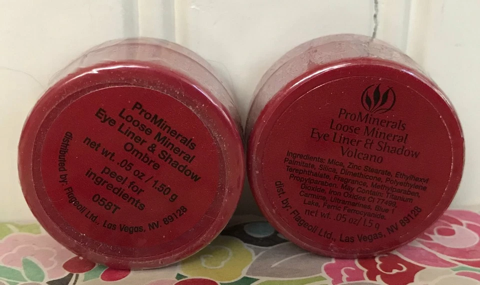 2 ЗАПЕЧАТАННЫЕ PROMINERALS СЕРЬЕЗНАЯ ПОДВОДКА ДЛЯ УХОДА ЗА КОЖЕЙ ГЛАЗ И ТЕНИ ОМБРЕ И ВУЛКАН  - Изображение 2 из 2