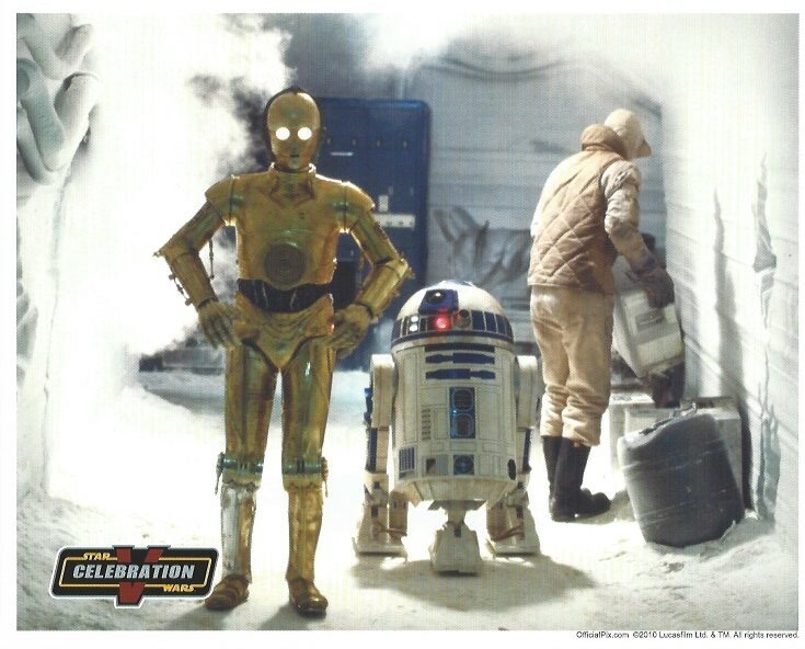 Official Pix 8x10 Licensed Photo C-3PO R2-D2 Star Wars Celebration