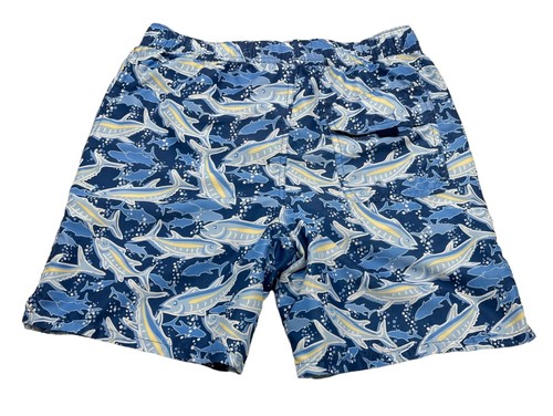 Vineyard Vines Jungen Chappy Badehose Fisch Baden Kordelzug blau Gr. Large - Bild 2 von 10