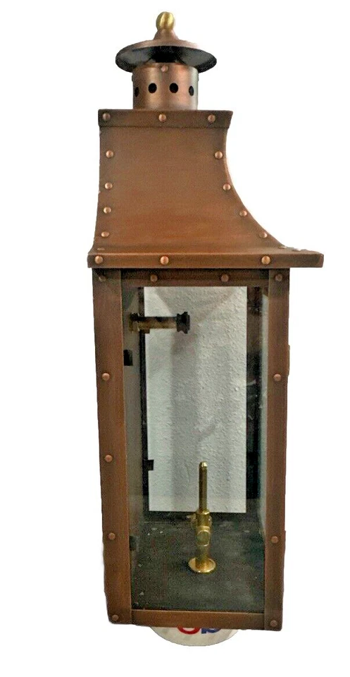 NOS 2013 PRIMO Lanterns PL-21.5 Lafitte Outdoor Wall-Mounted Lantern - Copper - Image 2 of 4