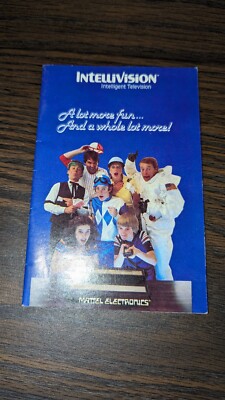Intellivision Game Catalog Insert Mattel Electronics