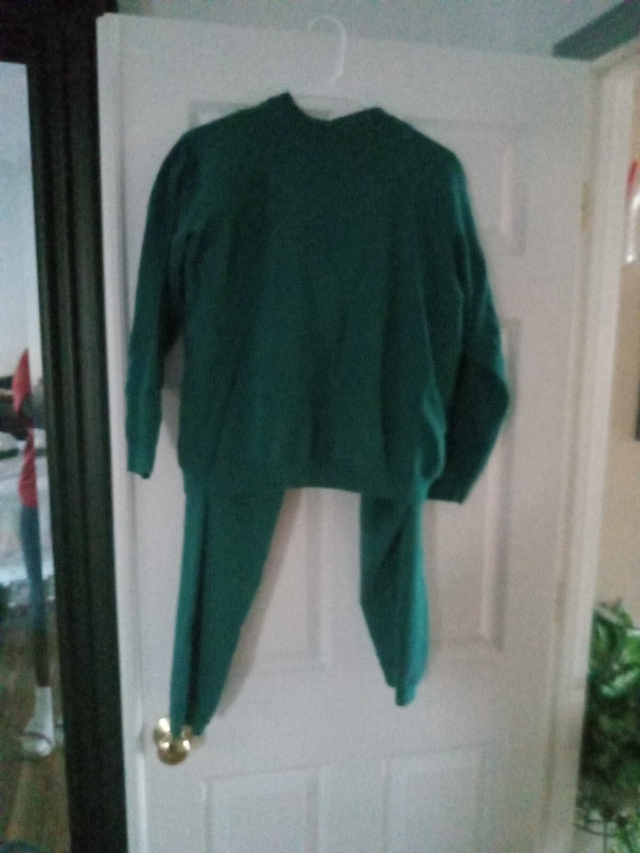 90s Vintage Hanes Her Way Sweatsuit Green Sweatshirt L 90s Vintage Hanes Her Way Sweatsuit Green Sweatshirt L