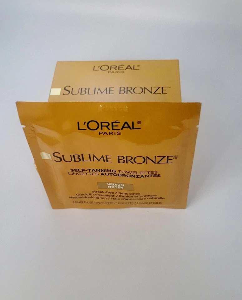 Бронзовые полотенца для автозагара L'Oréal Paris Sublime - СРЕДНИЕ - 6 одиночных салфеток - Изображение 3 из 4