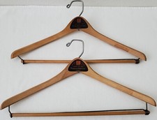 Vintage Kuppenheimer - WISHBONE BATTS Wooden Suit Hangers 2 , Grand Rapids, MI