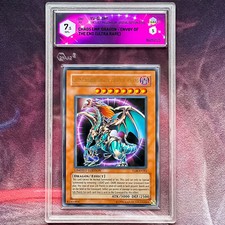 YUGIOH • Chaos Emperor Dragon TLM-ENSE2 Limited Edition Promo NM+ 7,5 GRAD PSA