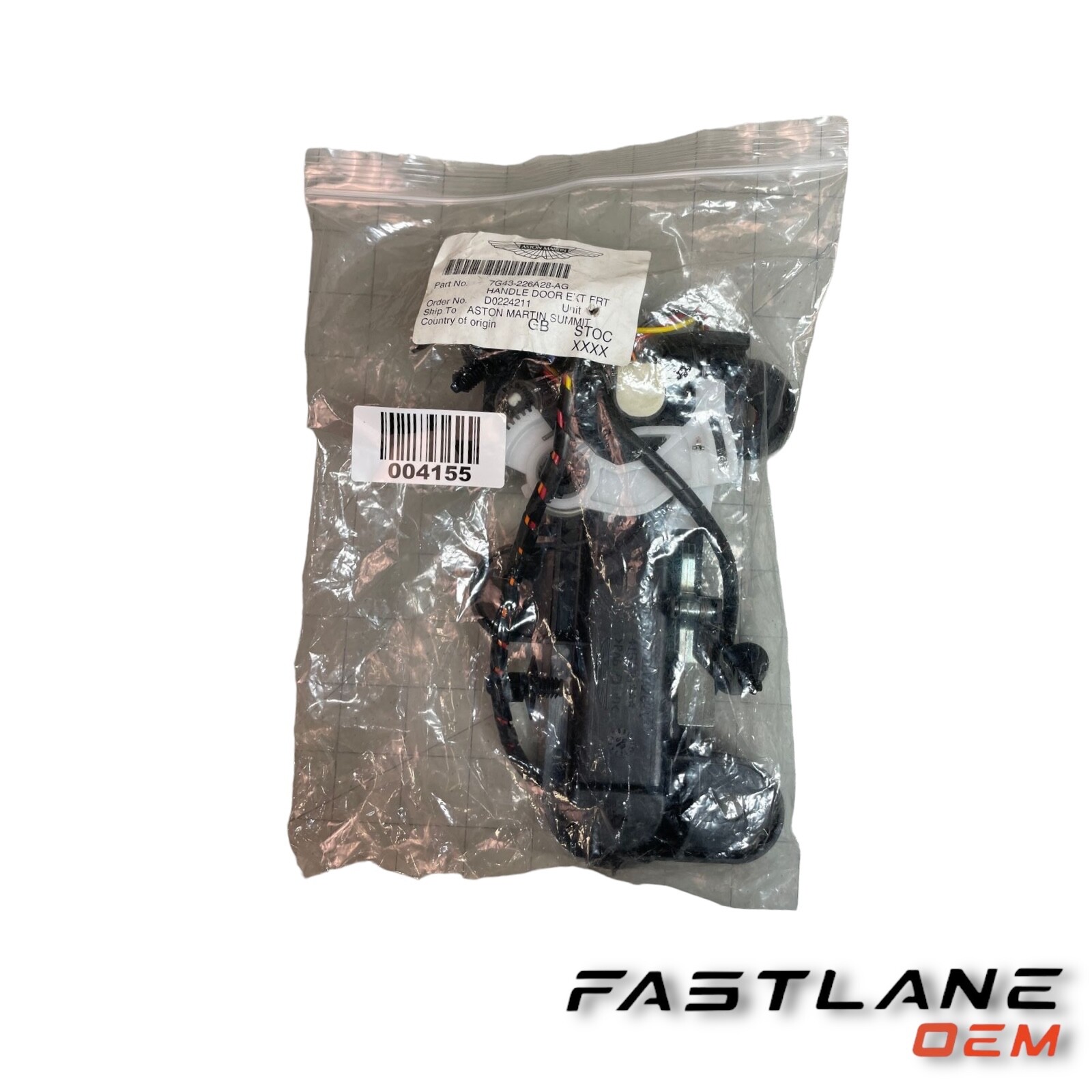 2010-2019 ASTON MARTIN RAPIDE HANDLE DRIVE EXT FRONT NEW OEM 7G43  