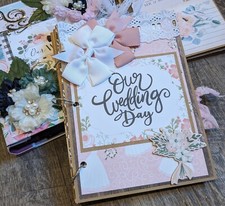 Wedding premade junk journal, photo album, planner
