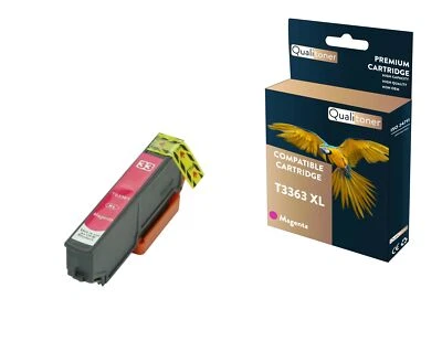Cartouche pour EPSON T3363XL compatible Magenta x 1 QUALITONER (Orange) - Photo 1/4