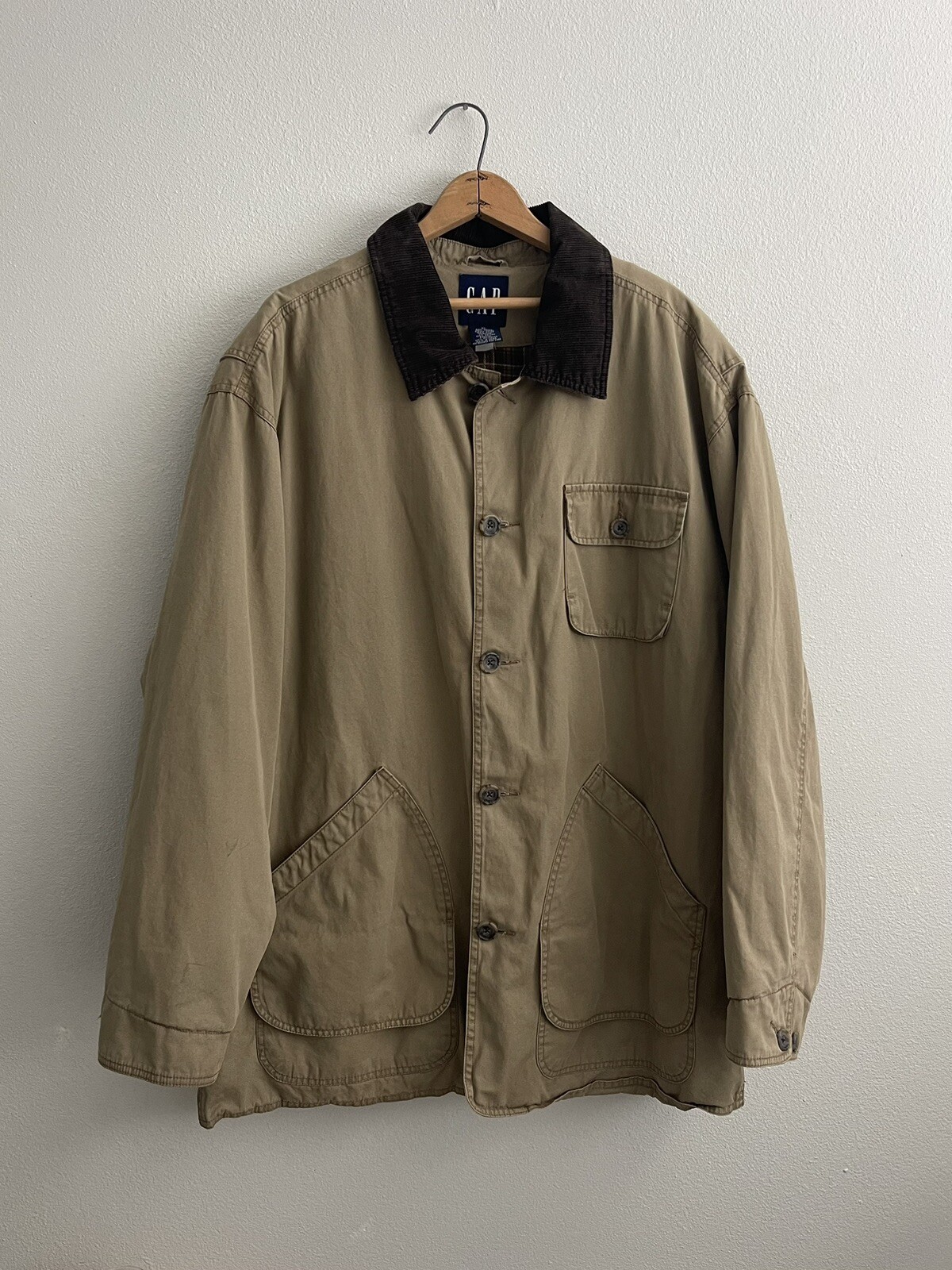 1990s 2000s Gap barn jacket L.L. Bean outdoors Eddie … - Gem