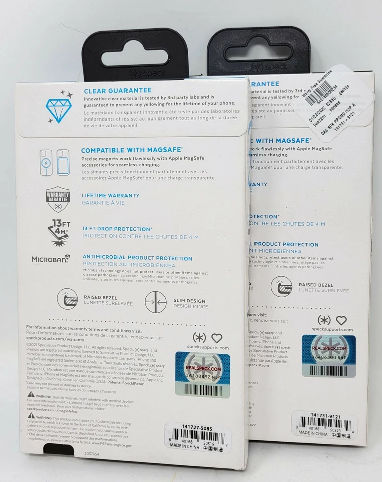 Speck Presidio Clear Case for Apple iPhone 13 Pro w/ Built-In Magnets - Image 2 of 4