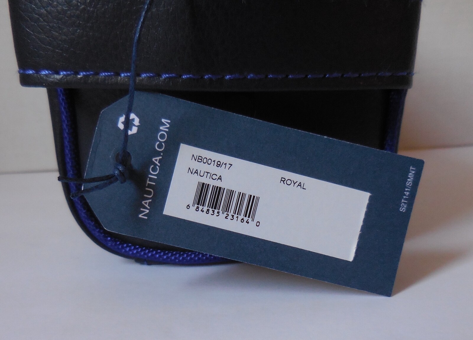 Nautica Top Zip Travel Kit Toiletry Bag Organizer Mens Navy/Royal Small