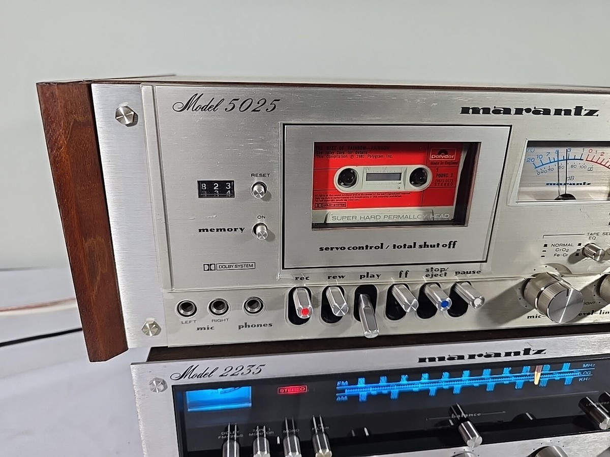 MARANTZ 5025 CASSETTE DECK PROFESSIONALLY SERVICED VIDEO INCLUDED