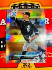V53 A.J. Puckett Chicago White Sox 2017 Bowman Chrome Draft Refractor