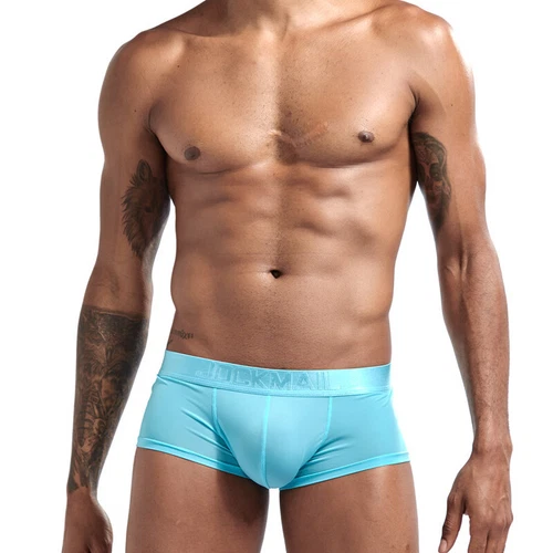 JOCKMAIL Herren Bulge Pouch Translucent Boxer Unterwäsche Shorts Trunks Unterhose - Bild 4 von 17
