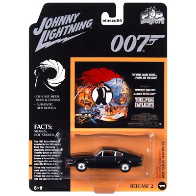 Johnny Lightning - 1987 Aston Martin V8 #007 - James Bond,  - JLSP327