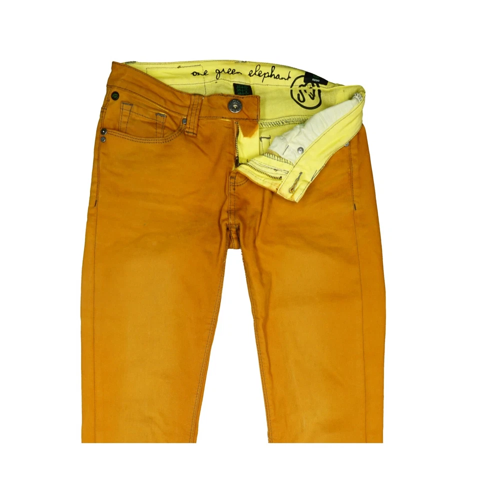 ONE GREEN ELEPHANT 36 L32 Jeans Hose Terracotta Damen Kosai stretch Skinny W27 S - Bild 3 von 4