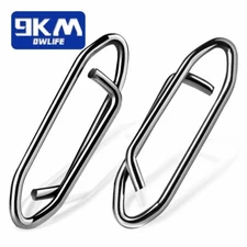 9KM Strong Fishing Clips 50~200Pcs Saltwater Stainless Steel Sea Fishing Snaps