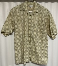 Pierre Cardin Short Sleeve Button Up Shirt Men s Large