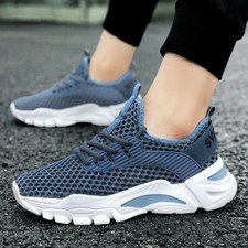 New SHOCK ABSORBING RUNNING MENS TRAINERS SPORTS SHOES CASUAL LACE GYM WALKING S