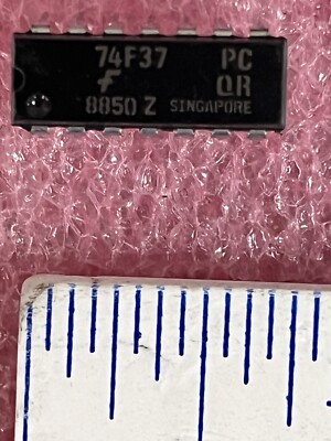 74F37PCQR UPGRADE TO 74F37PC IC GATE OR 4 FUNC 2 INPUT 14 PIN DIP (LOT OF 5)