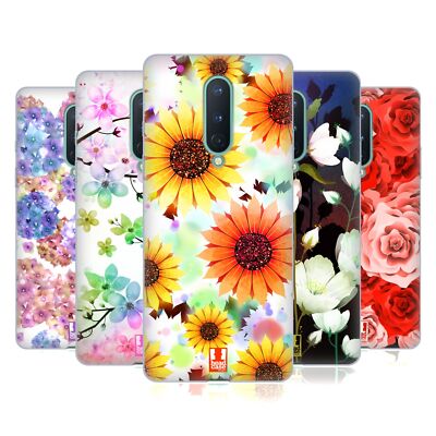 HEAD CASE DESIGNS GLAMOURÖSE BLÜTEN GEL HANDYHÜLLE FÜR GOOGLE ONEPLUS HANDYS