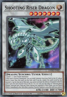 Limited Shooting Riser Dragon Super Rare Dark Neostorm DANE-ENSE3 NM